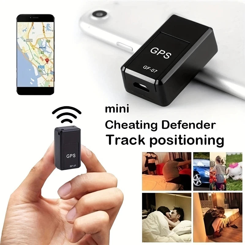 Mini traceur GPS de voiture Gf07, dispositif de suivi GPS en temps réel, positionneur magnétique avec message SIM, antivol, localisateur GPS quotidien