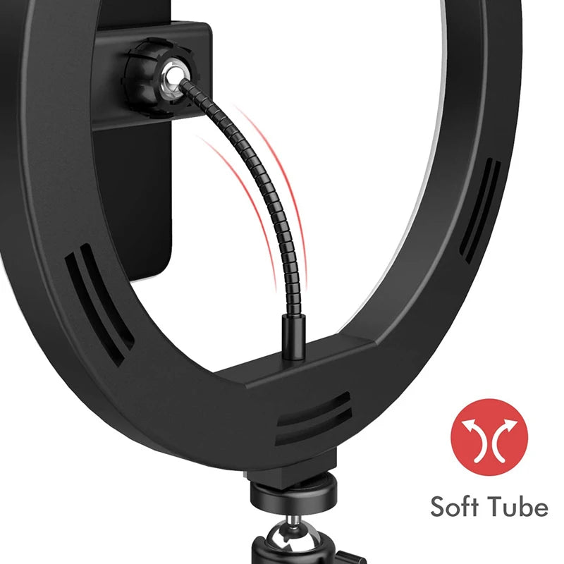 Anneau Lumineux LED Selfie 16/26/33 cm — Trépied, Télécommande Bluetooth, Éclairage Vidéo