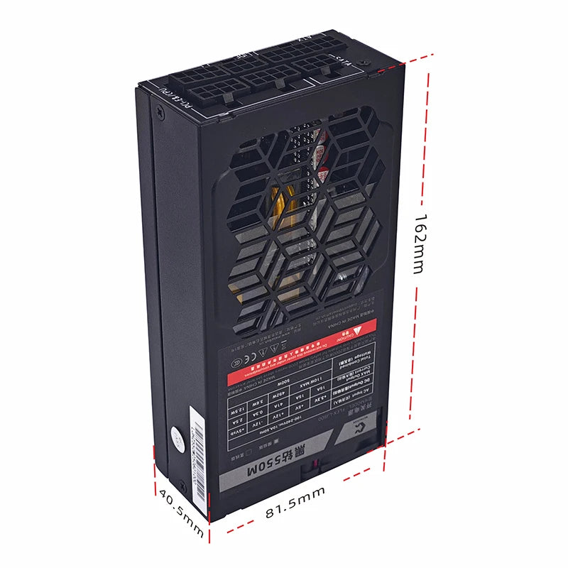 METALFISH Flex 500/600W 80PLUS or alimentation modulaire complète Flex-ATX 1U PSU pour ITX Mini PC POS NAS GPU Dock 90 ~ 264V