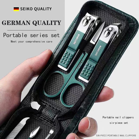 6-Piece Nail Clipper Set for Men and Women, Special Manicure Beauty Tools, Portable Household, High-End