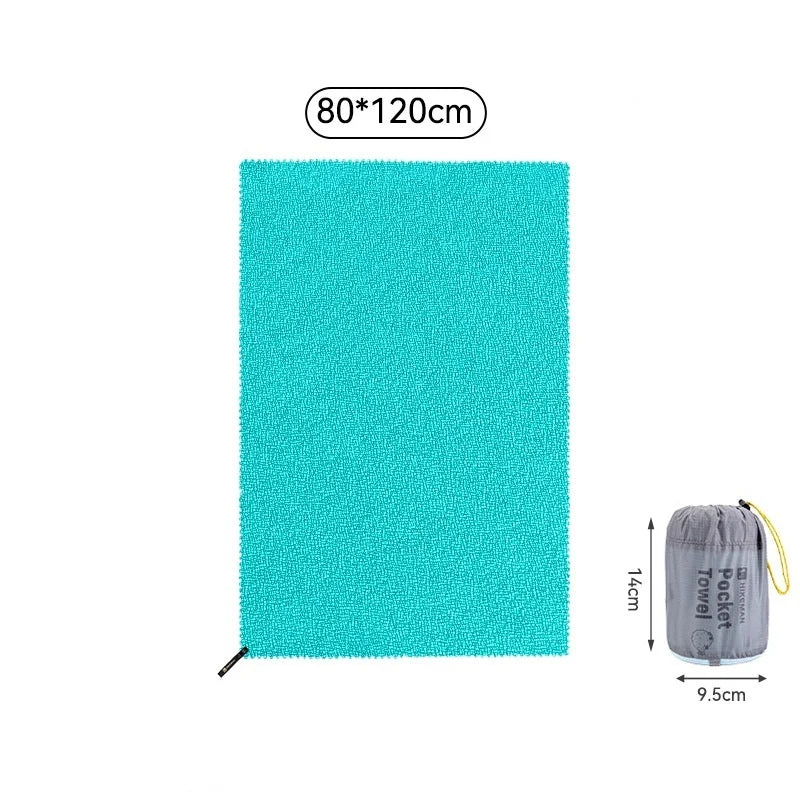 HIKEMAN – serviette d'extérieur à séchage rapide, Portable, pour Camping, randonnée, sport, salle de sport