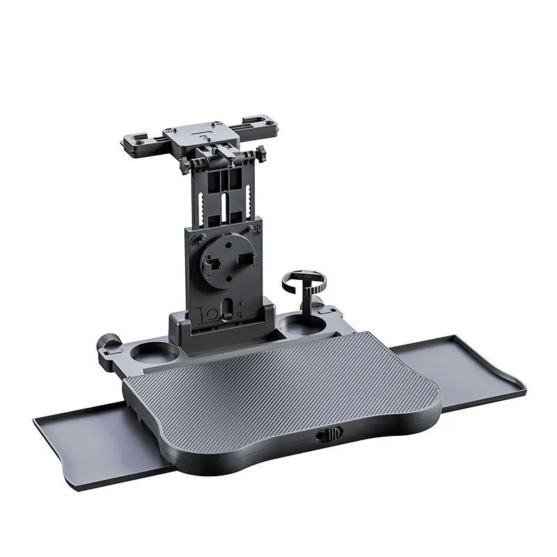 360 °   Table rotative pour plateau de voiture – Support de siège arrière en ABS, porte-ordinateur portable et porte-boissons pour les voyages sur route