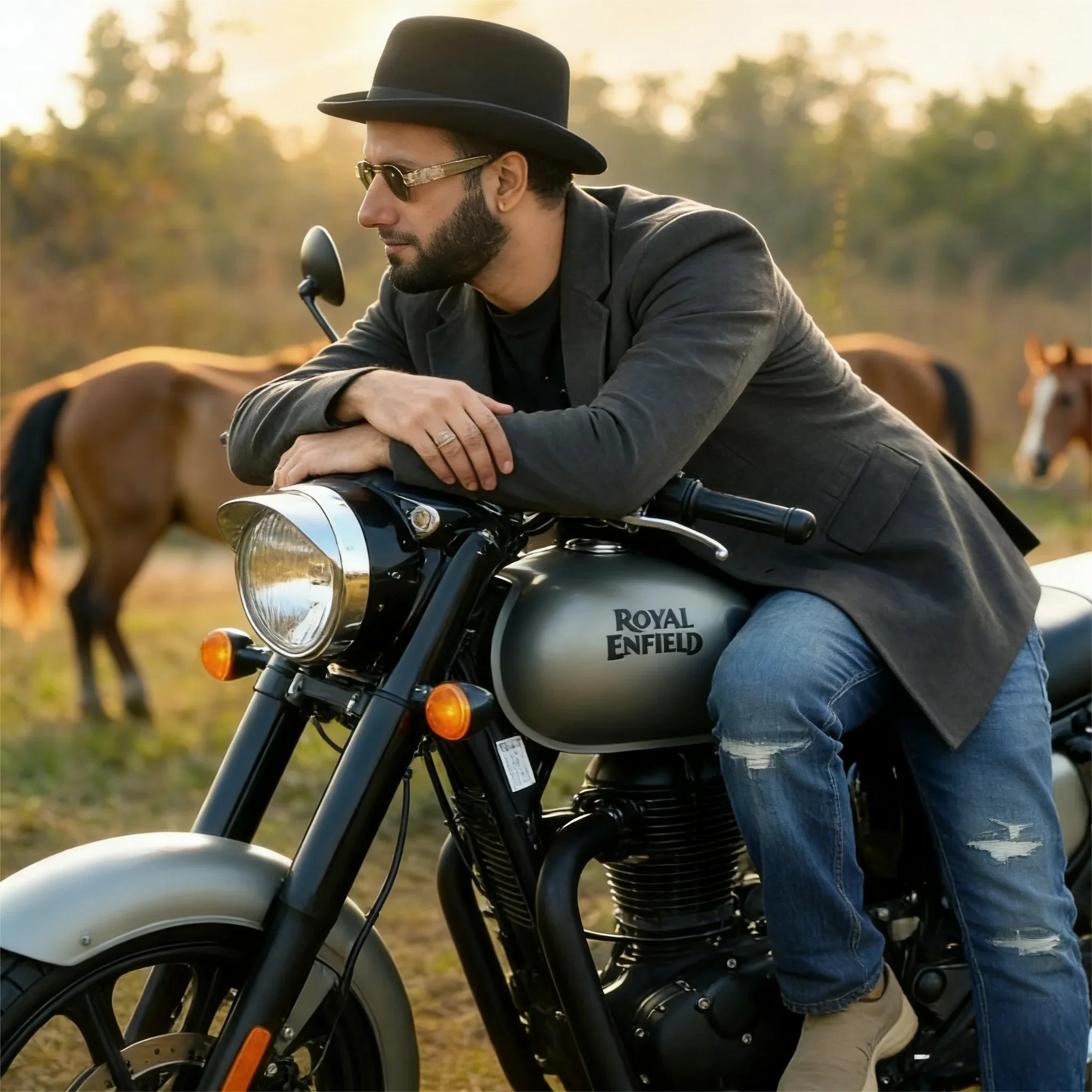 Chapeau melon en laine billycock feutre pour hommes — ceinture, bord roulé