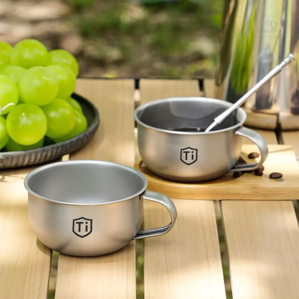 MINI Tasse à eau de camping, tasse à thé et à café portable, équipement de cuisine d'extérieur, tasses de montagne 80/220ml