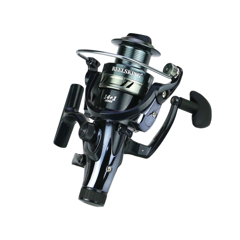 Max 8-25KG glisser 14 + 1 BB carpe avant arrière Double frein moulinet de pêche bobine en métal outils de pêche moulinet de pêche eau salée