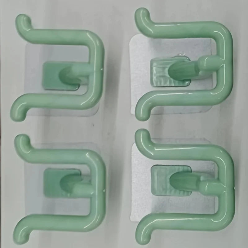 Ganchos de ventosa para baño, accesorios para el hogar, 4 unidades