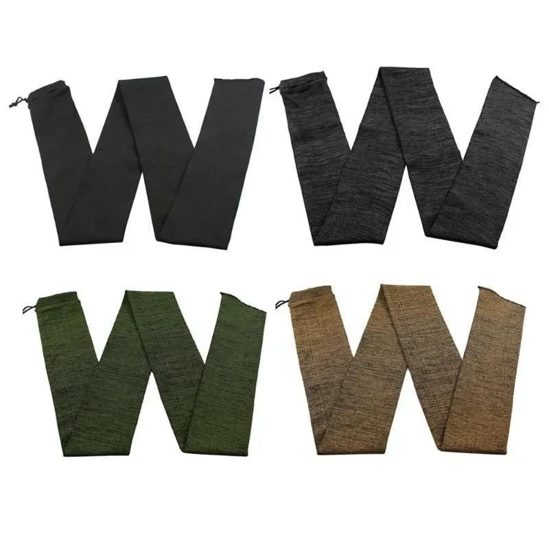 Chaussette en polyester traitée au silicone pour fusil de chasse, housse de protection, sac de pêche, étui, manchon de tir, le plus récent