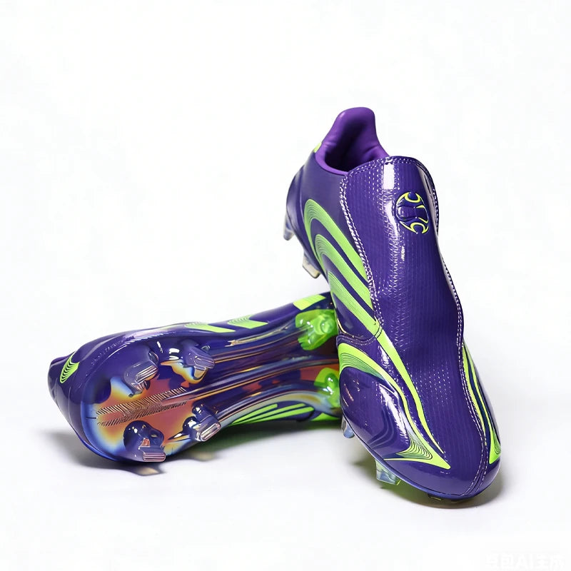 Chaussures de Football FG Homme Microfibre Basses — Niveau Avancé, Pelouse EU 34–49