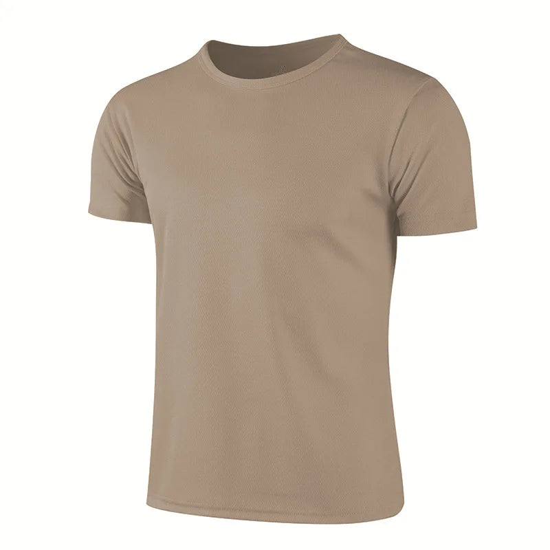 Camisetas de deporte de manga corta de secado rápido para hombre y mujer, camisetas de gimnasia, fitness, entrenamiento, correr, camisetas deportivas transpirables para adolescentes