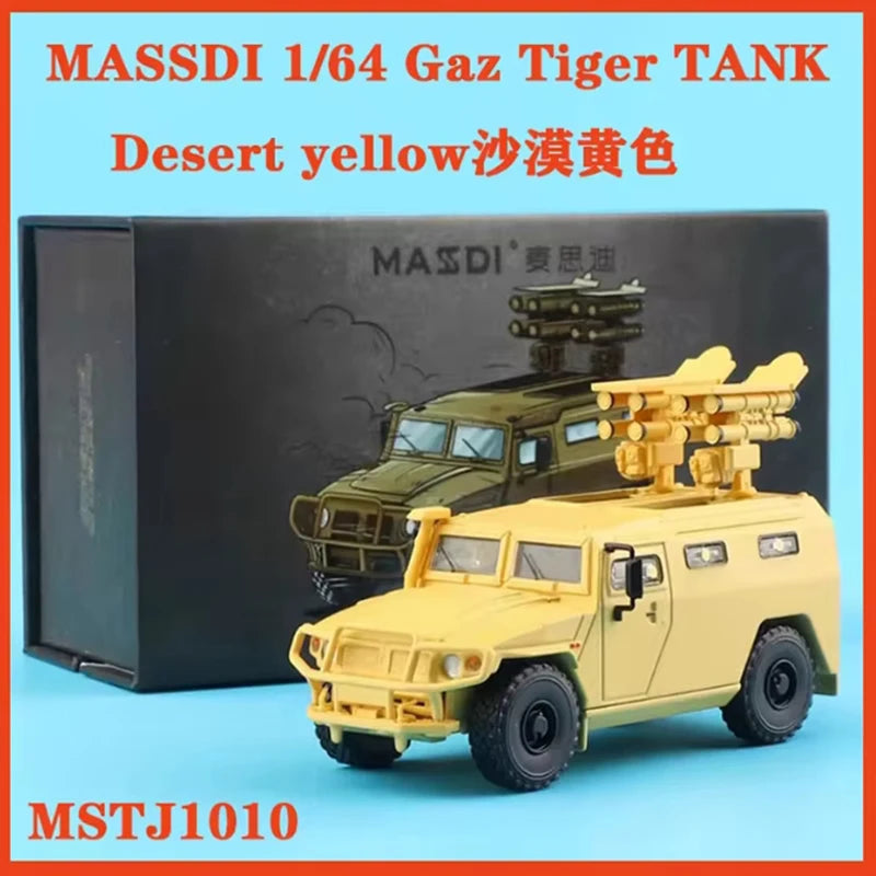 MASSDI aleación 1/64 escala SCN1106 SCN1110 camión de remolque/Hummer H1 M1151/tanque tigre de gas coche de aleación modelo regalos de vacaciones juguetes