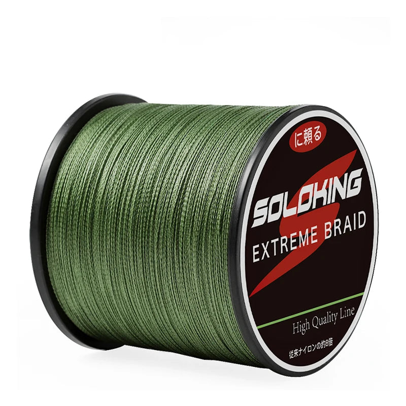 SOLOKING 300M PE tressé ligne de pêche Super fort japonais Multifilament mer ligne de pêche 10LB-80LB carpe ligne truite ligne