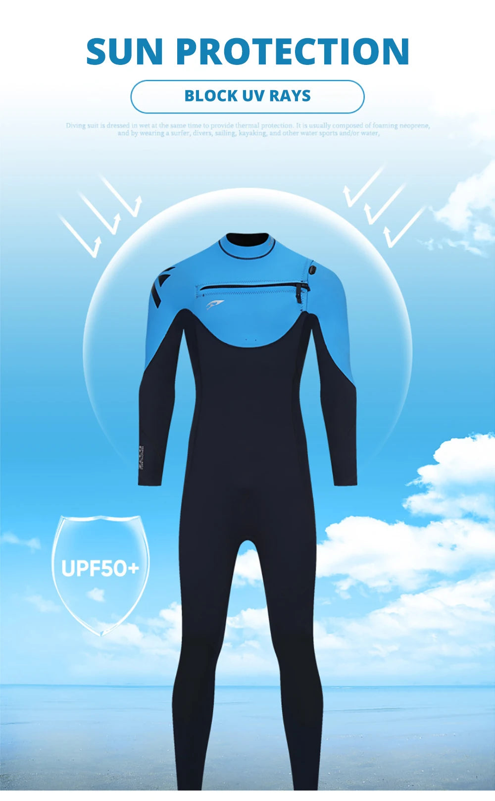 3/2MM néoprène combinaison Surf plongée sous-marine combinaison hommes femmes pêche sous-marine pêche sous-marine Kitesurf maillots de bain combinaison humide équipement