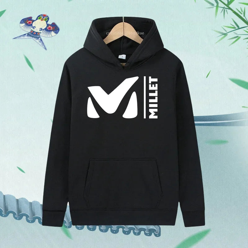 Men's Hoodie Women's Fashion Letter Graphic Print Loose Casual Harajuku Pullover Hoodie Clothes