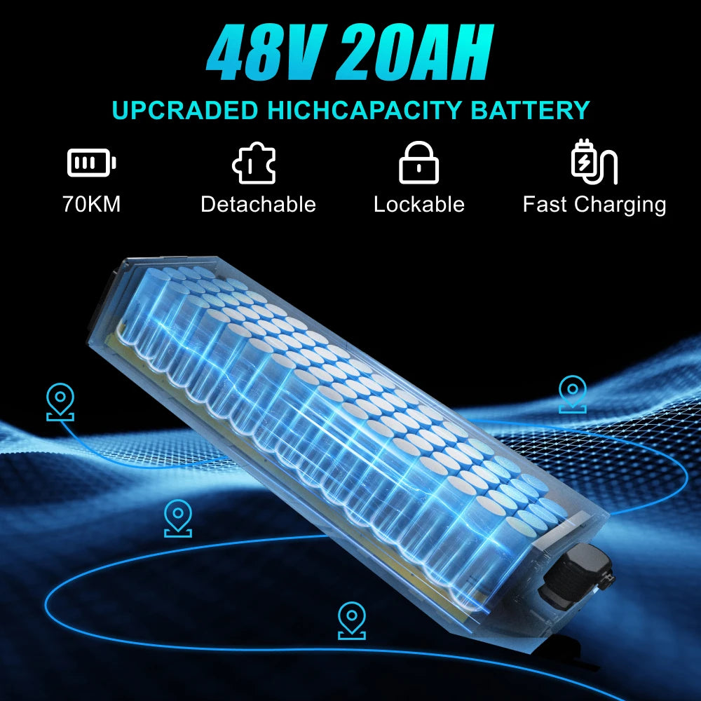 HX X9B Electric Scooter 1000W 20AH 40 KM/H Electric Scooters Damping E-Scooter Adults Folding Escooter City Escooter