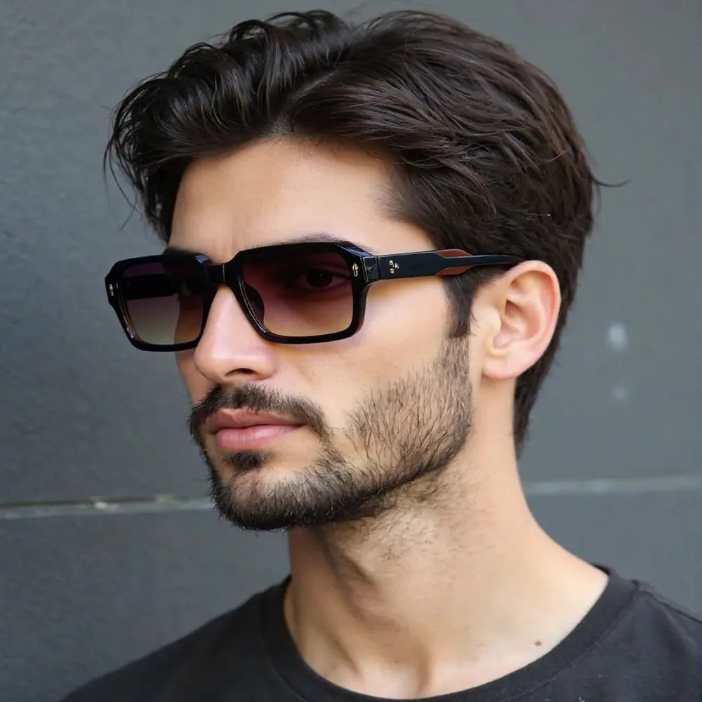 2025 Gafas de sol de mujer vintage cuadradas Gafas de sol de hombre cuadradas de moda Gafas de sol de mujer Gafas de sol de hombre envío directo