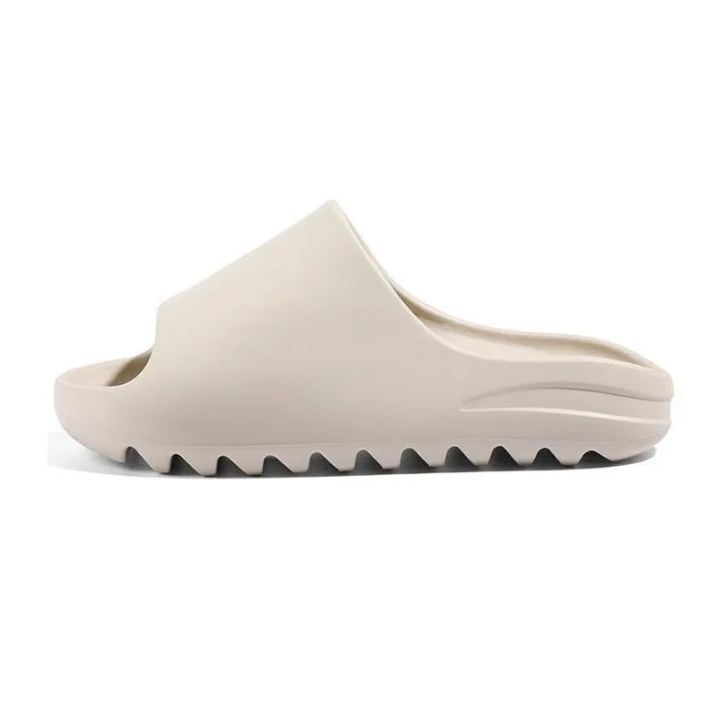 Women's and Men's Summer Slippers, Casual Sandals, Beach Shoes, Soft Bottom Slides, Thick Platform, EVA Non-Slip Home Slippers