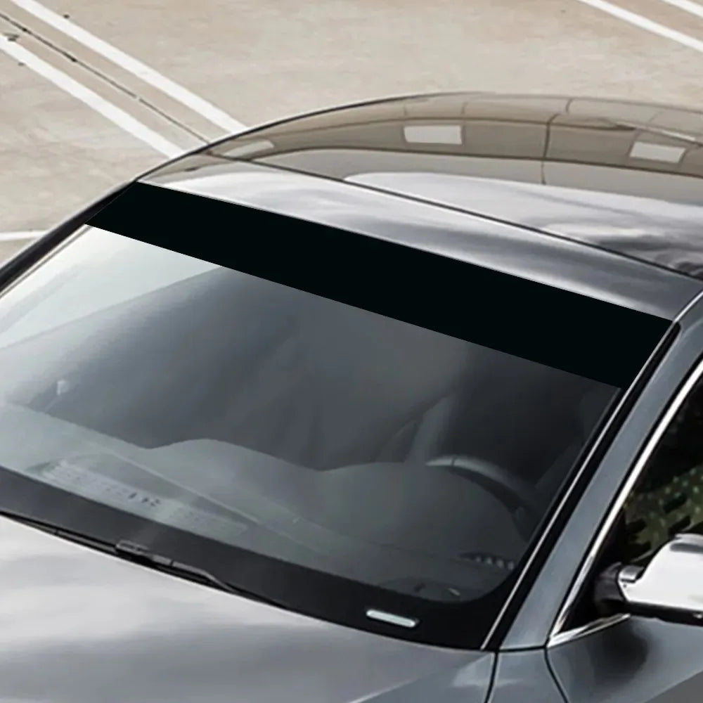 Car Windshield Sun Shade Stickers, 3D Vinyl Film for Car Front Windshield, Decorative Rear Sun Visor Stickers