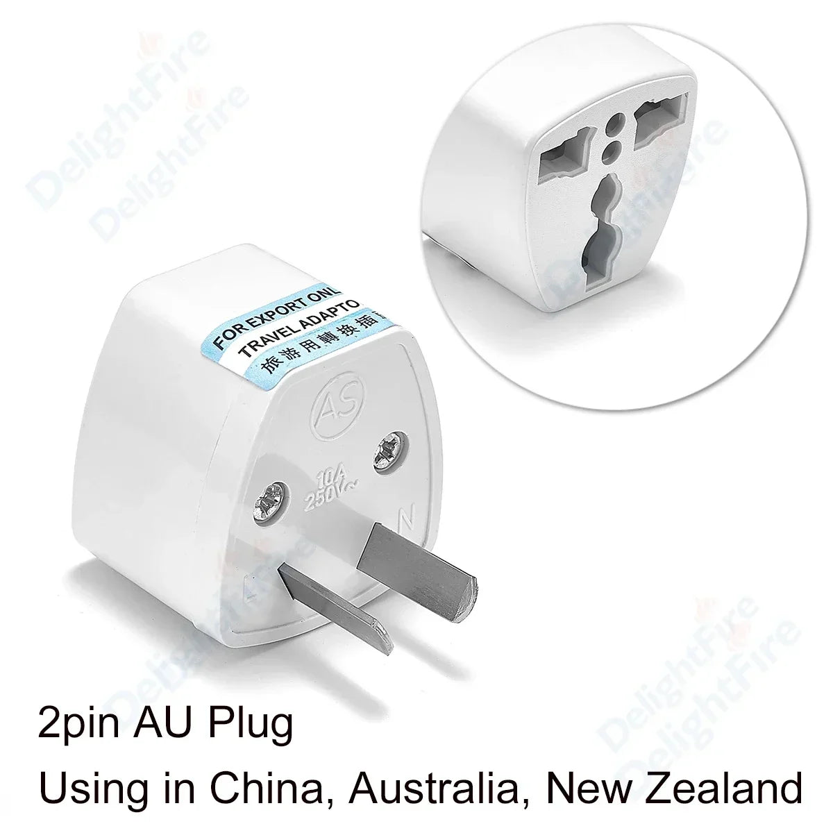 Universal Multi-function KR AU UK US to EU Power Plug Adapter Type E/F France Spain Travel AC Adapter Socket