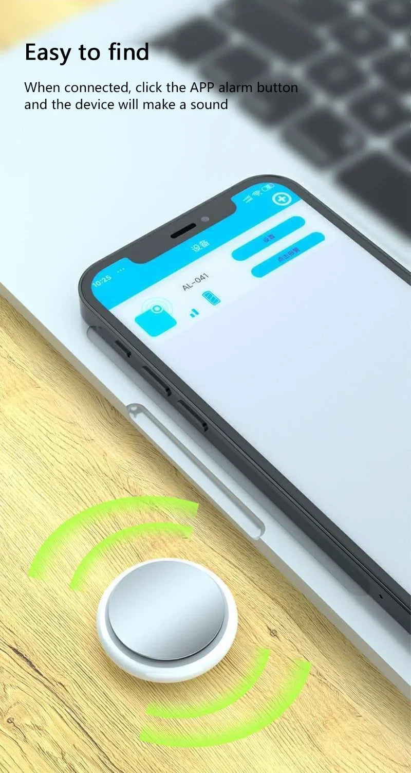Mini traceur GPS intelligent anti-perte pour voiture, animaux domestiques, enfants, sacs, AirTag, dispositif de localisation Bluetooth pour iOS et Android