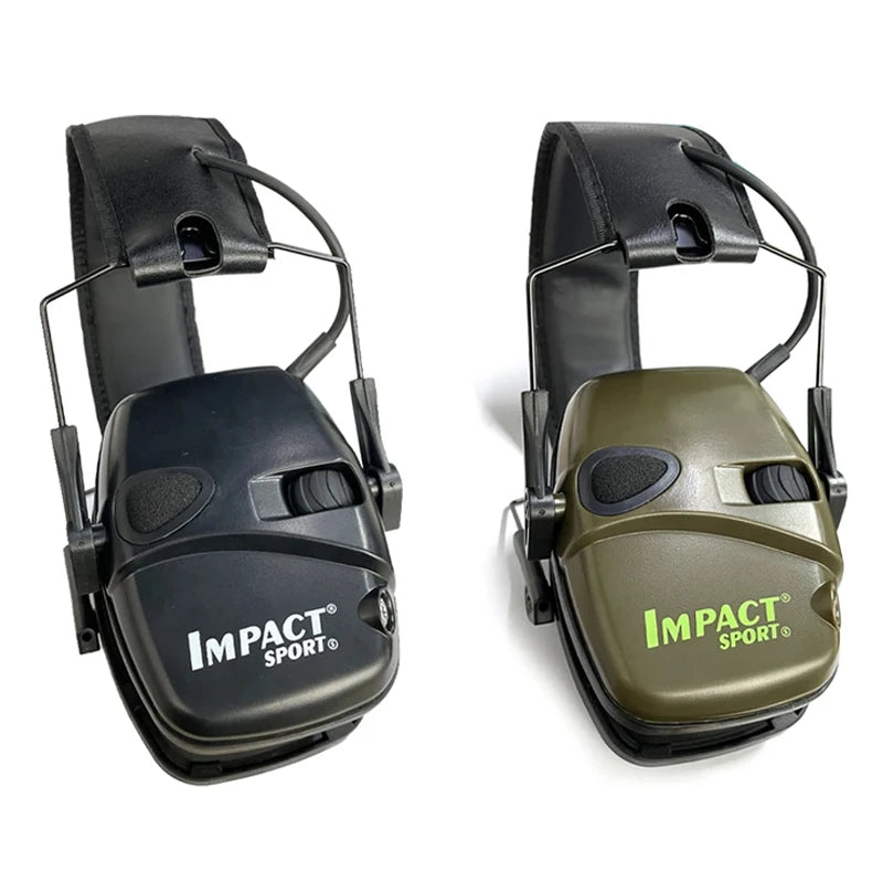 Casque anti-bruit électronique tactique pour le tir, sports de plein air, amplification du son, protection auditive pour la chasse, NRR 22dB
