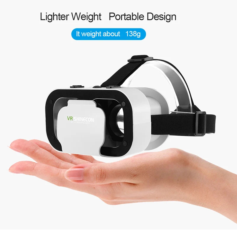 Casque VR 3D réalité virtuelle pour smartphone — jumelles, jeu vidéo (v6)
