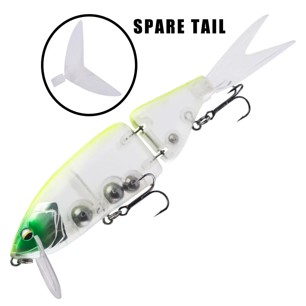 Leurre Flottant Truite Vairon Articulé — Jerkbait Swimbait Brochet & Prédateur