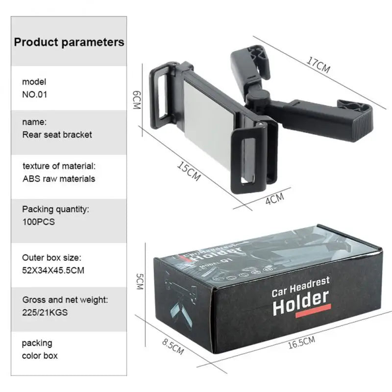 Support de tablette de repos de sauna de voiture, support rotatif à 360 degrés pour iPad, siège arrière automatique, oreiller de voyage portable, support rapide