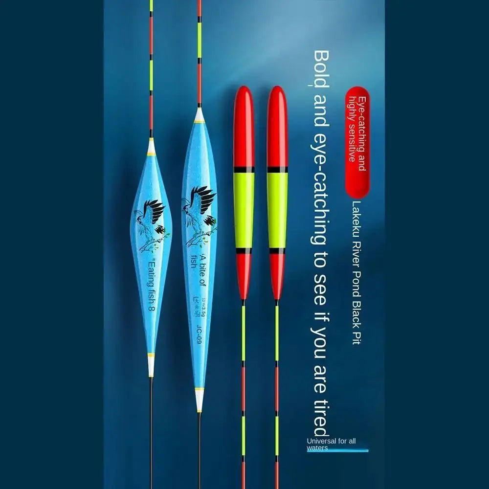 Flotador de pesca de cola triangular, gran flotabilidad, alta calidad, estable,, alta sensibilidad, boya vertical, característica compuesta