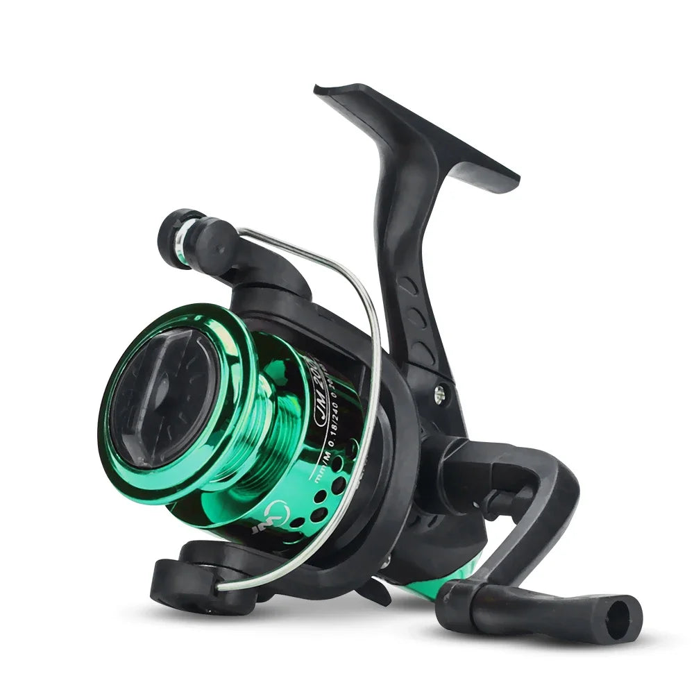Moulinets de pêche Spinning 5.2:1 roue en plastique moulinet de pêche leurre roue navire appât coulée pêche volante à la traîne