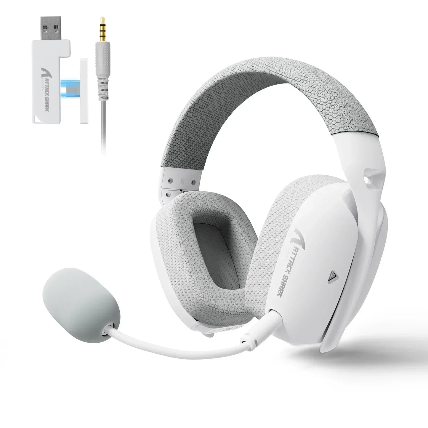 Casque gaming sans fil 2.4G/BT/filaire ultra-léger — pilotes 40mm, faible latence, PC et consoles
