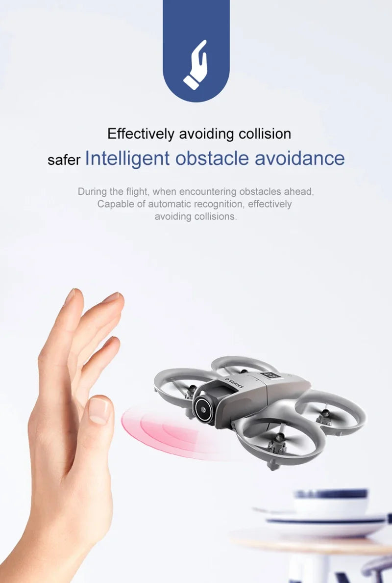Drone GPS 8K — Double Caméra HD, Évitement Obstacles, Moteur Brushless, Flux Optique