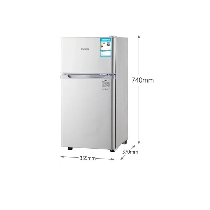 Réfrigérateur de première classe, économe en énergie, sans givre, congélateur de grande capacité à deux portes, réfrigérateur de salle de location Z