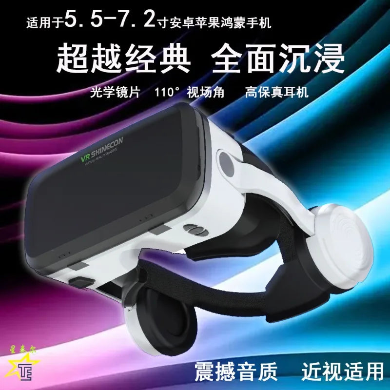 Casque VR 3D réalité virtuelle pour smartphone — lentilles, jeu vidéo (v13)