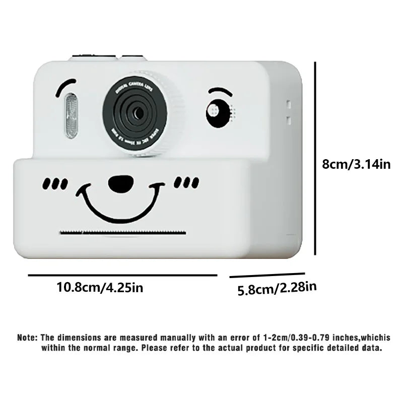 Cámara instantánea para niños con tarjeta de memoria de 32 GB, fotos, vídeos y juegos de puzle y música, regalo perfecto para niños y niñas de 4 años en adelante