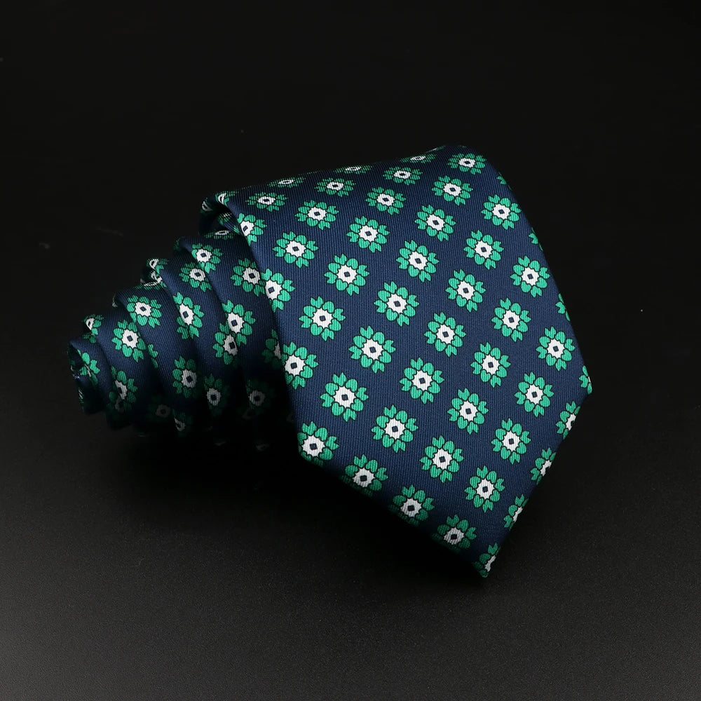 51 Styles Men's Silk Ties Jacquard Striped Plaid Floral Tie Accessories Daily Wear Shirt Suit Necktie Wedding Party Gift