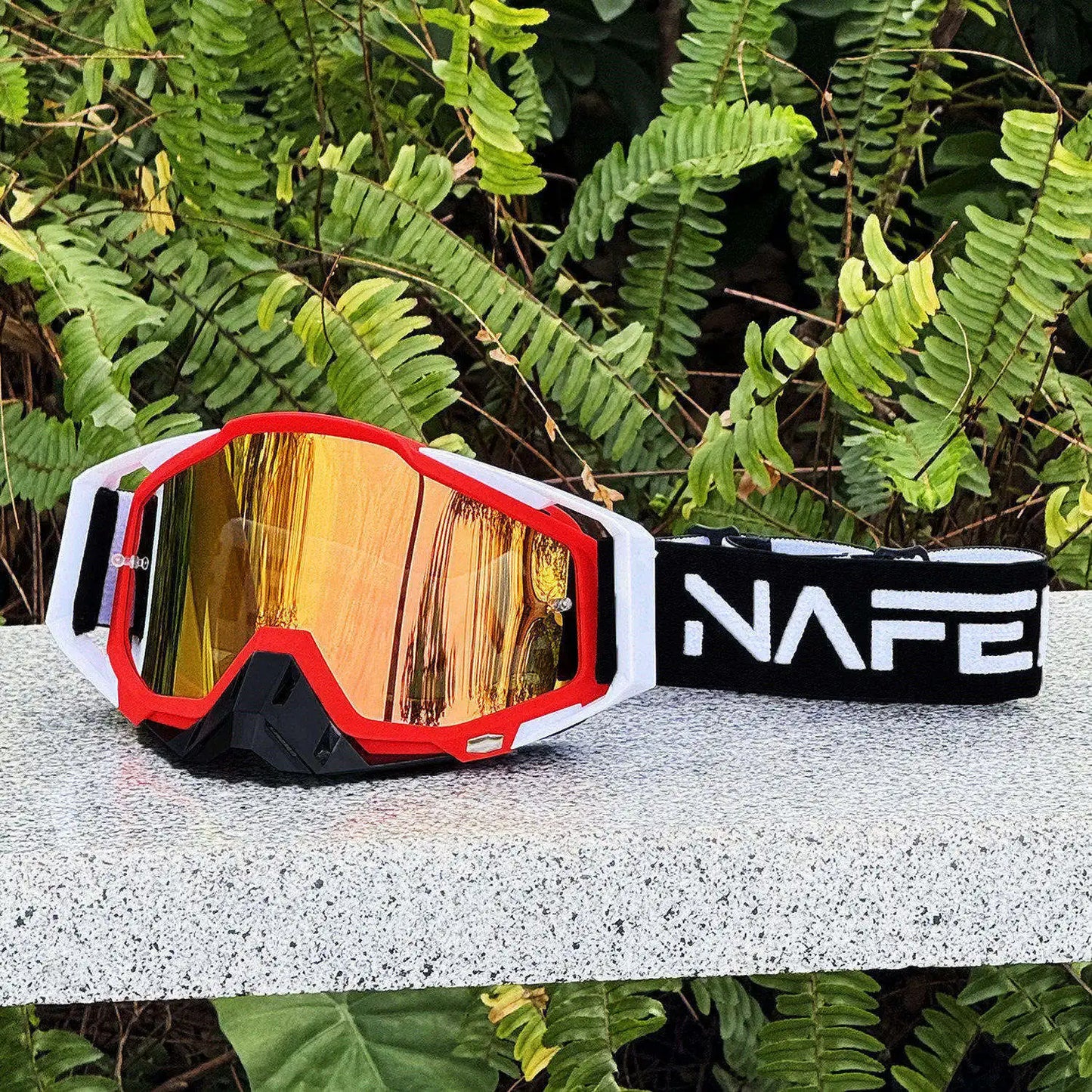 Lunettes de protection NAFEIB coupe-vent tout-terrain anti-poussière enveloppantes pour motocross, VTT, moto tout-terrain, exploration en extérieur, protection pour longs trajets