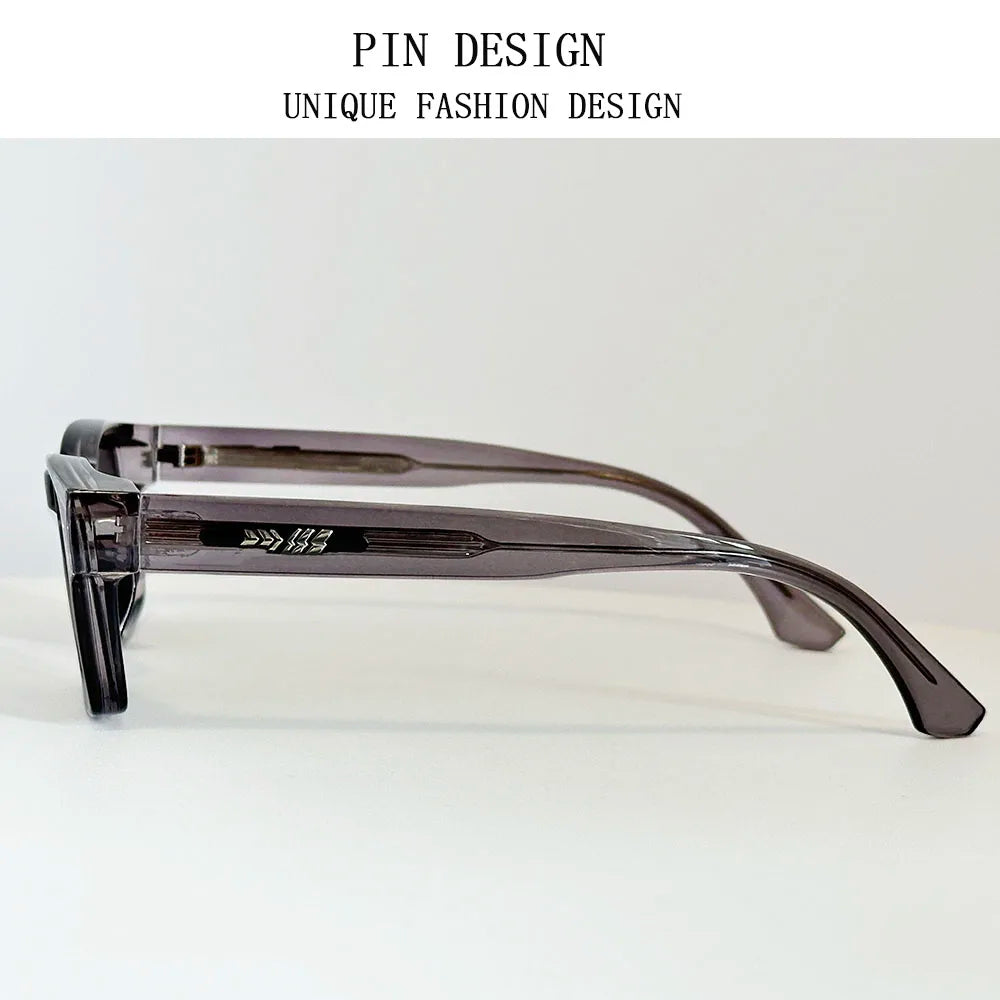 Vintage Polarized Sunglasses for Men, Square Sunglasses for Women, Fashionable Trendy Eyeglasses, Gafas De Sol Hombre, Lunette Soleil Femme