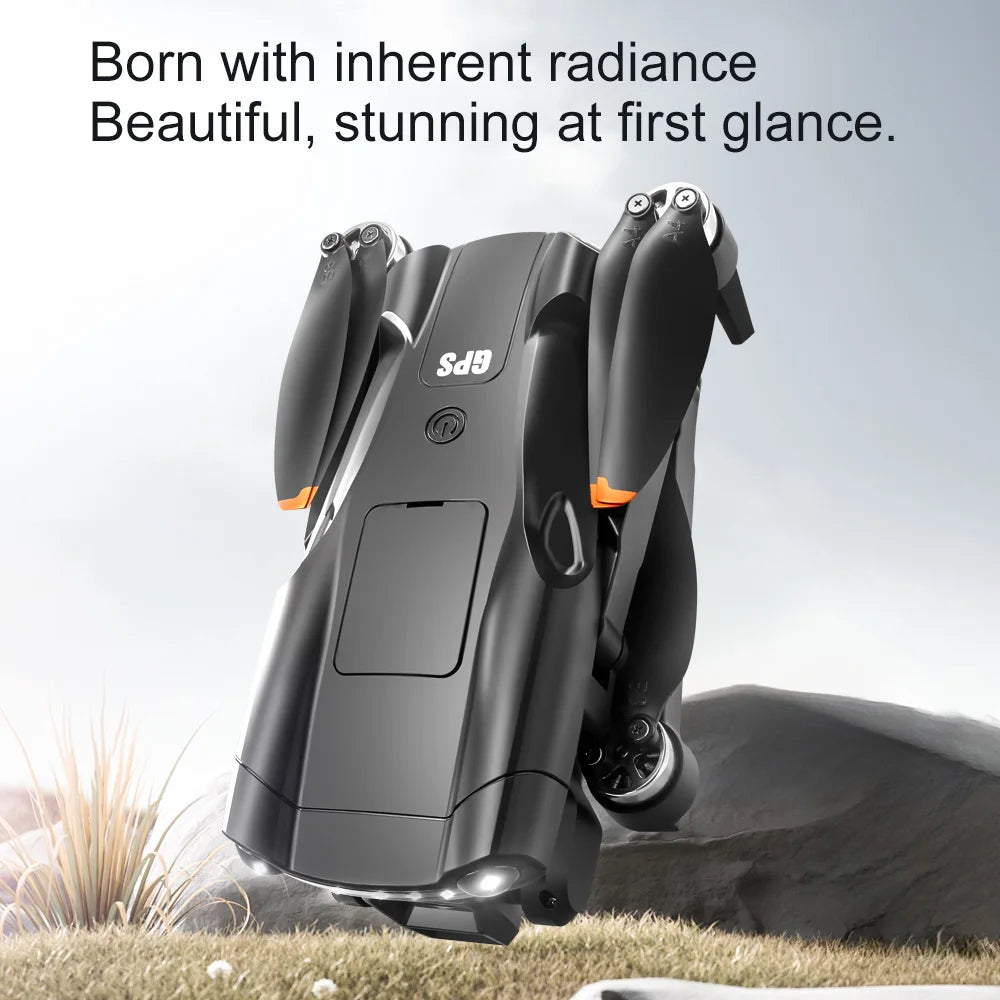 Drone GPS professionnel 4K/8K — double caméra HD, moteur brushless, 5G WiFi FPV, quadricoptère RC