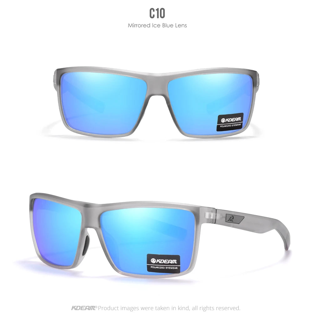 Lunettes de soleil résistantes aux rayures — verres polarisés, protection UV400, sport et loisirs