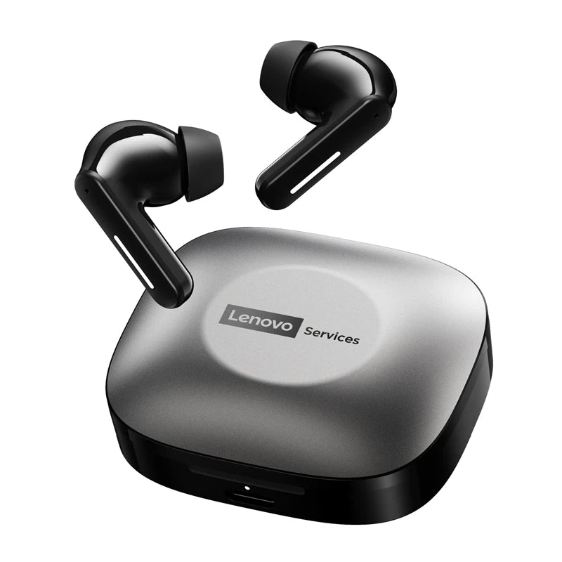 Nuevos auriculares inalámbricos Bluetooth Lenovo LE209 con cancelación de ruido ANC, música HiFi, auriculares Bluetooth con 30 horas de duración de la batería, auriculares para juegos