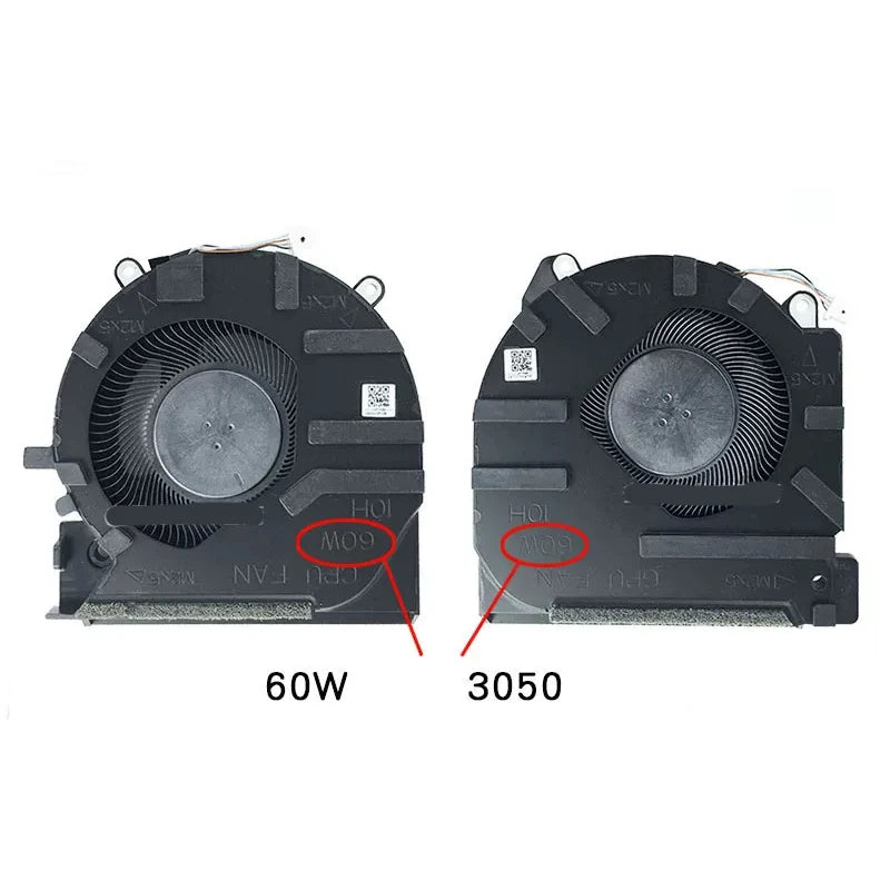 Nouveau véritable ventilateur de refroidissement CPU GPU pour ordinateur portable pour HP Victus 7/8 16-D 16-E TPN-Q263 Q264 M75721 M75723 M7572 80W 60W