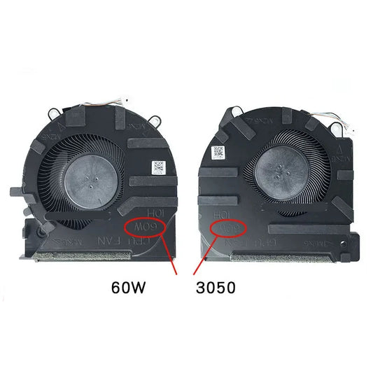 Nouveau véritable ventilateur de refroidissement CPU GPU pour ordinateur portable pour HP Victus 7/8 16-D 16-E TPN-Q263 Q264 M75721 M75723 M7572 80W 60W