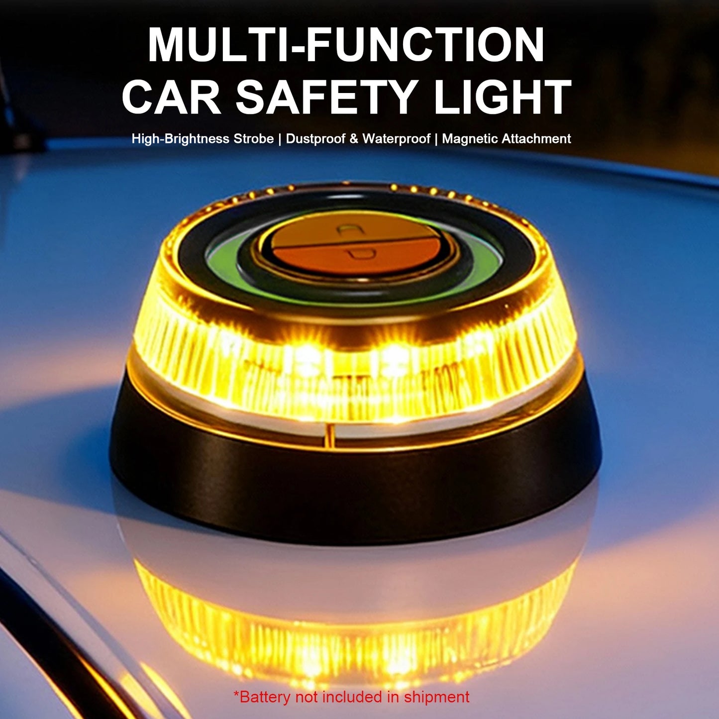 V16 lumière de sécurité de voiture voyant d'avertissement d'urgence pour véhicules motos remorque stroboscopique avertissement lampe de signalisation de sécurité balise