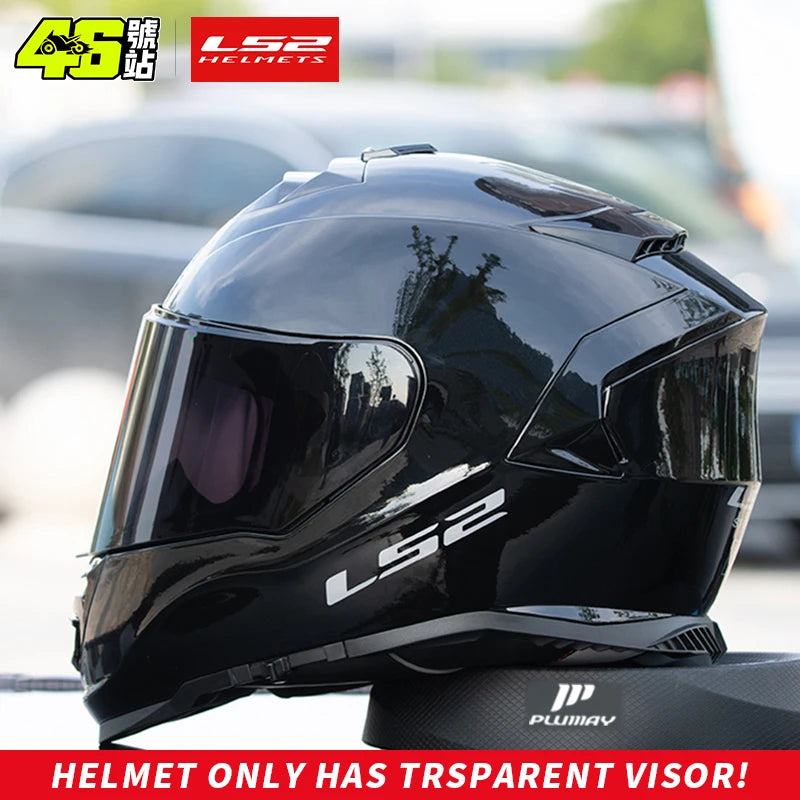 Casco de motocicleta integral LS2 STORM ff800, certificación ECE