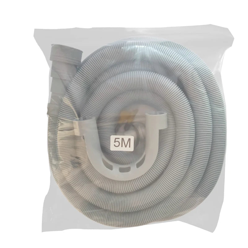Kit de manguera de drenaje para lavadora y lavavajillas, que incluye manguera corrugada flexible, adaptador de extensión y abrazadera, 1 unidad
