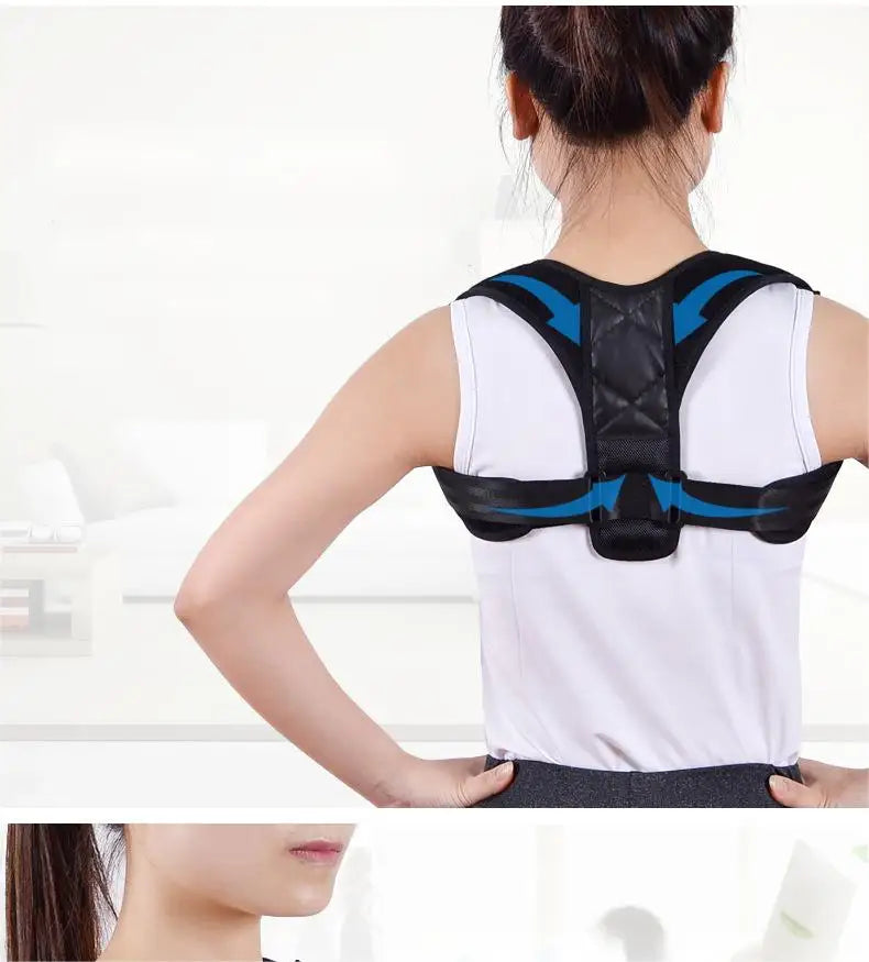 Ceinture Correcteur de Posture Dos Unisexe — Prévention Voussure, Maintien Assis, Respirant