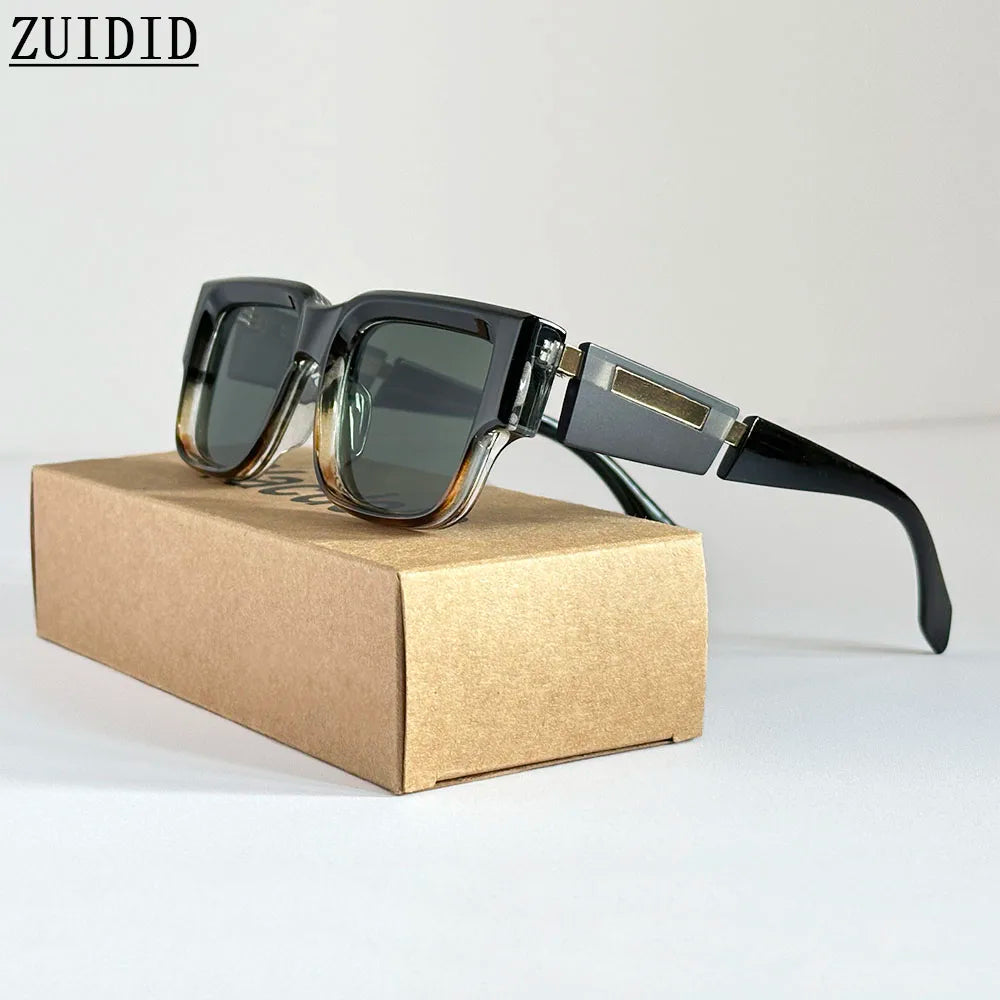 Gafas de sol cuadradas nuevas para hombre, lentes de sol de lujo para mujer, gafas de moda vintage para vacaciones de verano, Gafas de Sol Hombre Lunette Soleil Femme