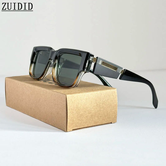 Lunettes de soleil carrées pour hommes et femmes — vintage, mode, vacances été