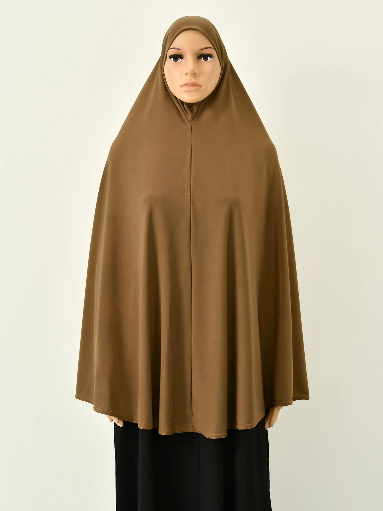 Femmes Khimar instantané Hijab modeste musulman islamique Ramadan doux léger Jersey Hijab longue écharpe Amira prière Abaya Jilbab