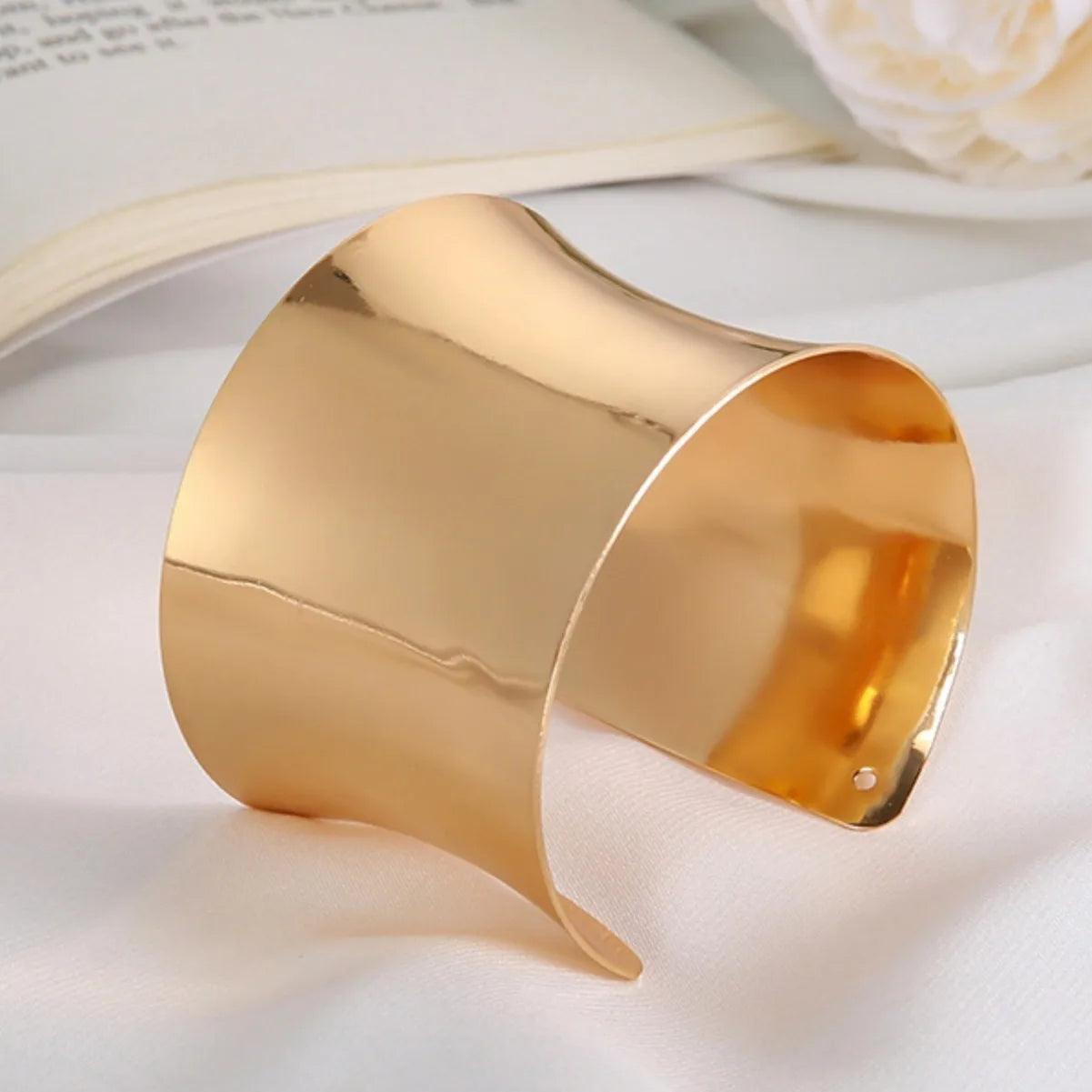 Bracelet de poignet exagéré en or brillant, accessoires de mode transfrontaliers européens et américains